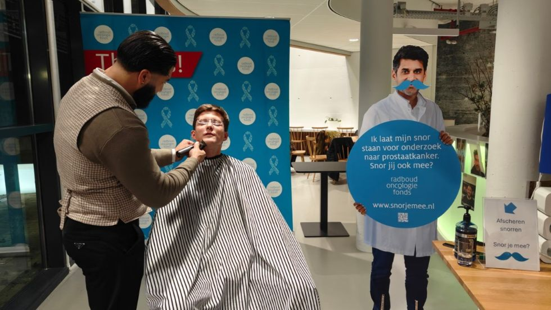 Snor eraf, hoop blijft: Robert strijdt door tegen kanker