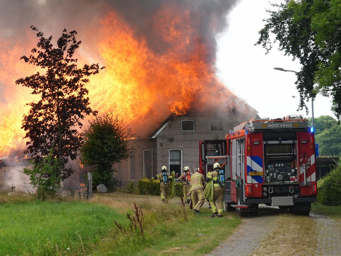 Brand in woning Tynaarlo