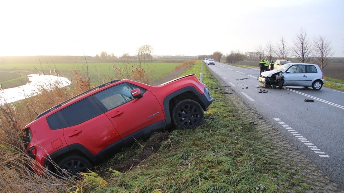 Gewonden na ongeluk Oud-Vossemeer