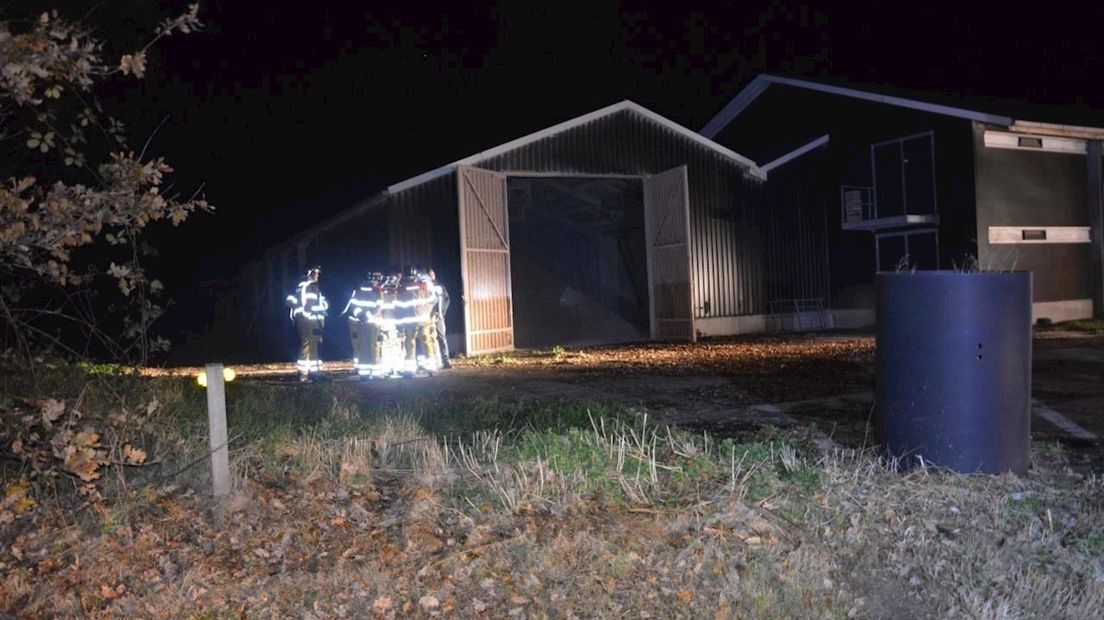 Brand in loods Bergentheim