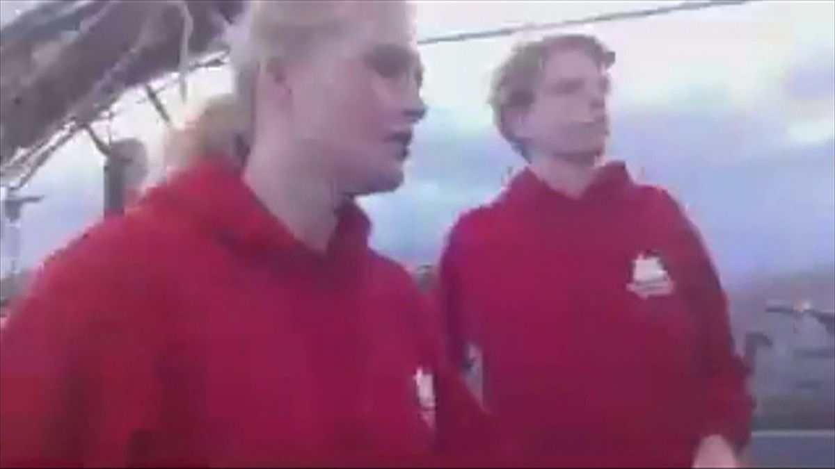 Oceaanzeilers Sanne en Stef krijgen twee maanden les op zee - Omroep