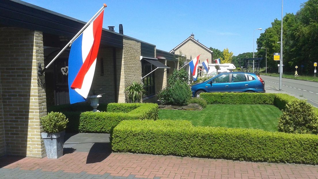 De vlag uit in Oldenzaal