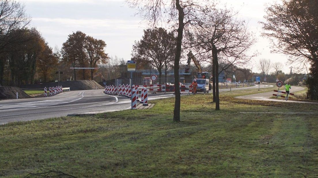 Aanleg van de bypass bij Haaksbergen