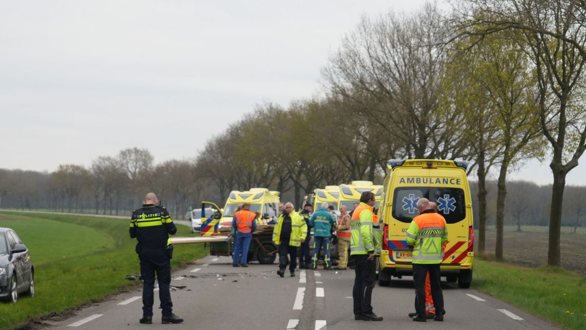 Vier gewonden bij ongeluk tussen Pesse en Ruinen