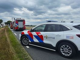Ongeluk met meerdere voertuigen op N375 bij Meppel