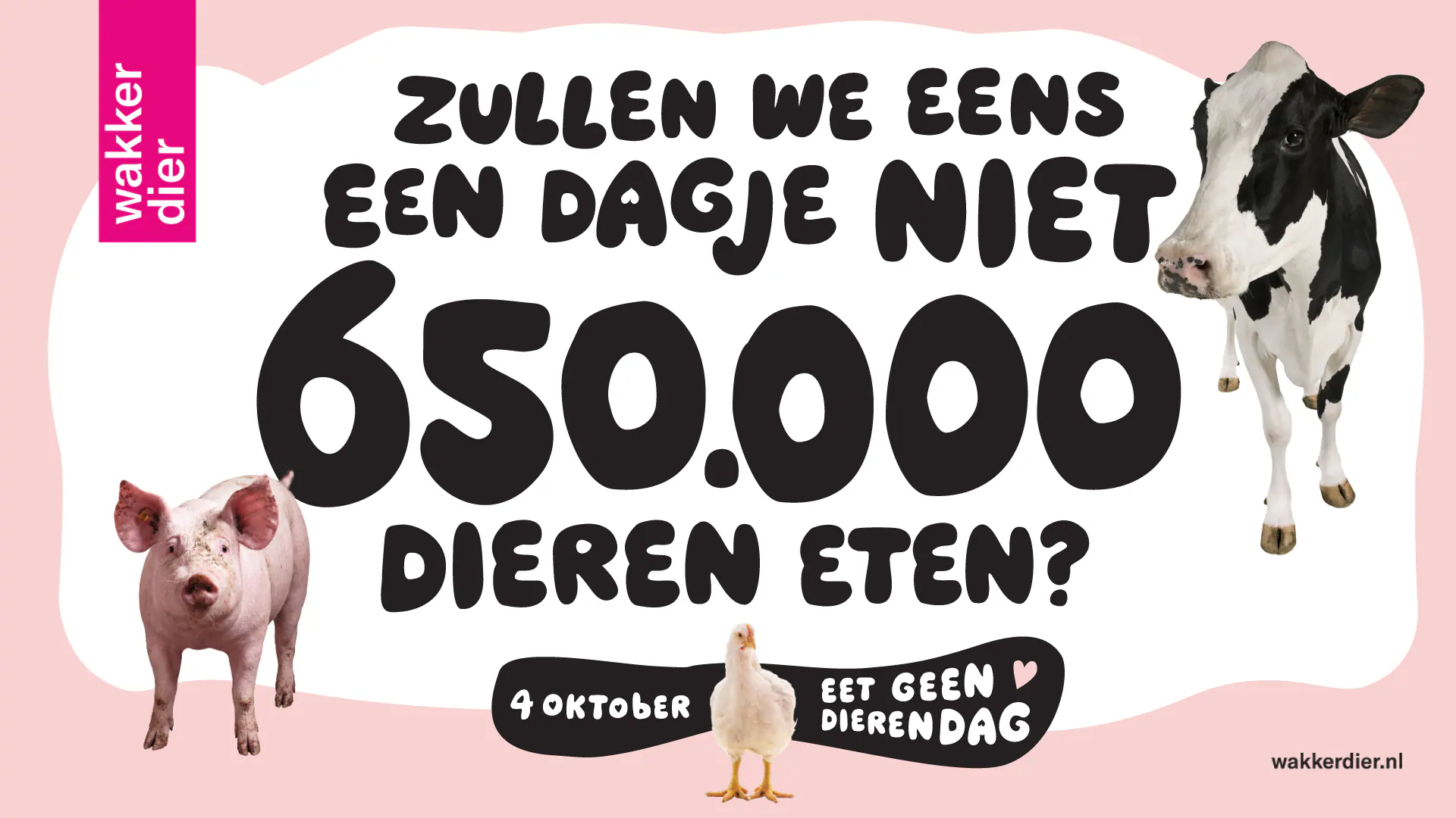 Wakker Dier botst met NS over advertentie voor Dierendag: 'Te controversieel'