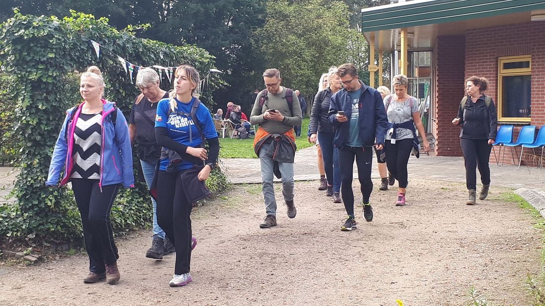 Deelnemers aan de Tocht om de Noord van 2019