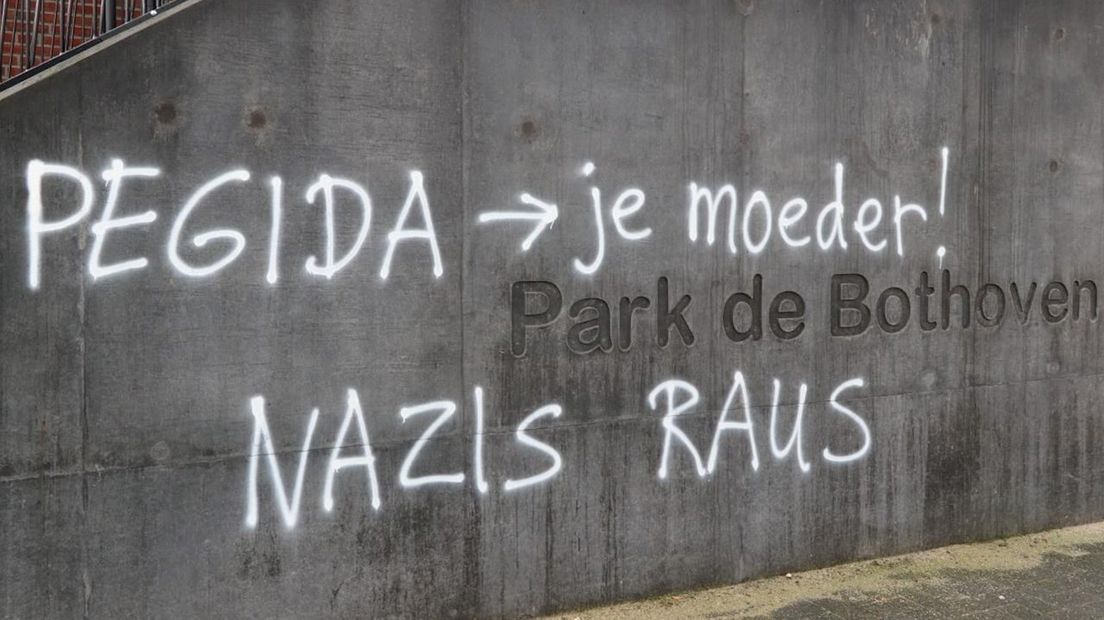 Protest graffiti