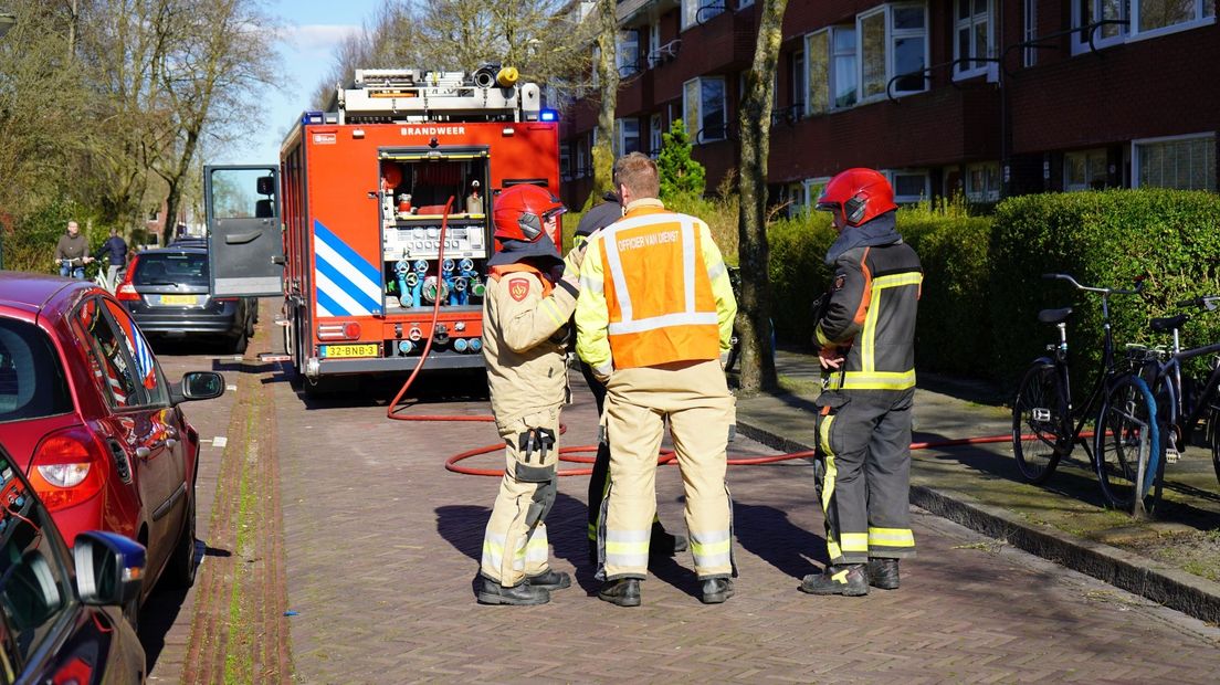 De brand in de Star Numanstraat in Groningen