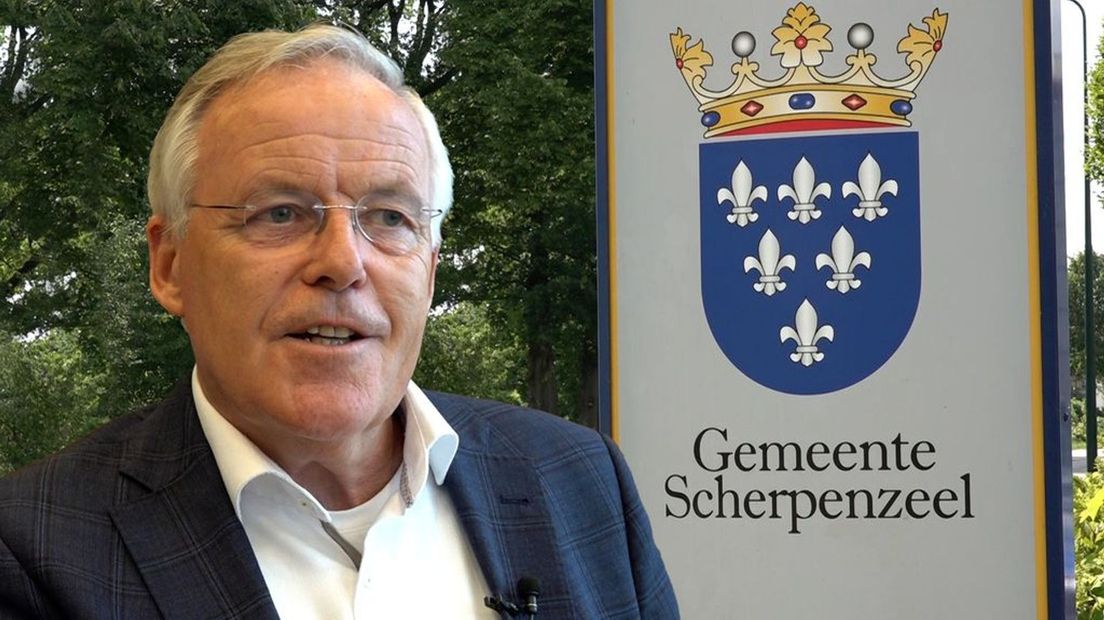 De ontslagen burgemeester Eppie Klein van Scherpenzeel.