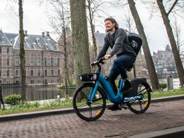 Nieuwe deelfiets in Den Haag: de blauwe e-bike Bondi