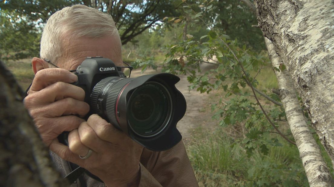 Henry Nijen Twilhaar op de Sallandse Heuvelrug