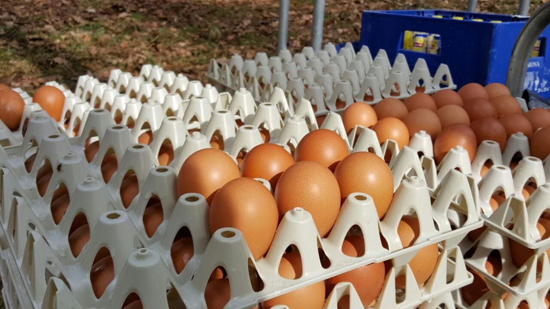 De besmette eieren zijn inmiddels teruggeroepen.
(Rechten: RTV Drenthe)