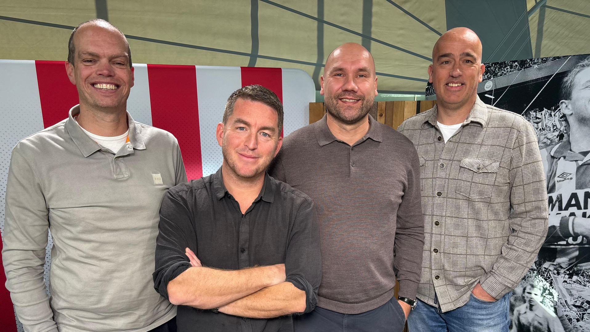 Frank Stout, Anton Slotboom, Ben Kinds en Ruud van Os