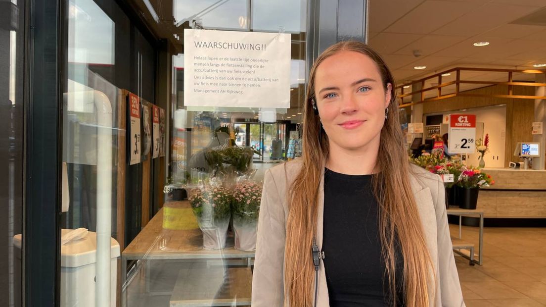 Romy Verolme, medewerker Albert Heijn