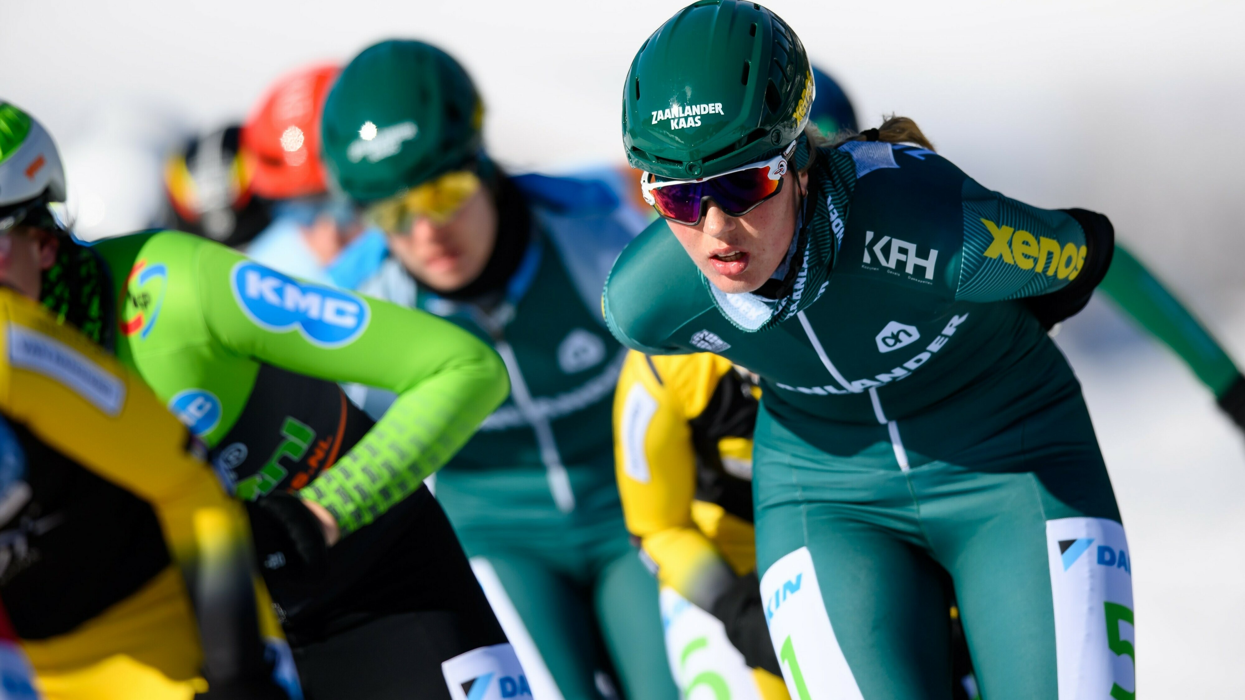 Maaike Verweij toont zich opnieuw op natuurijs Oostenrijkse Weissensee