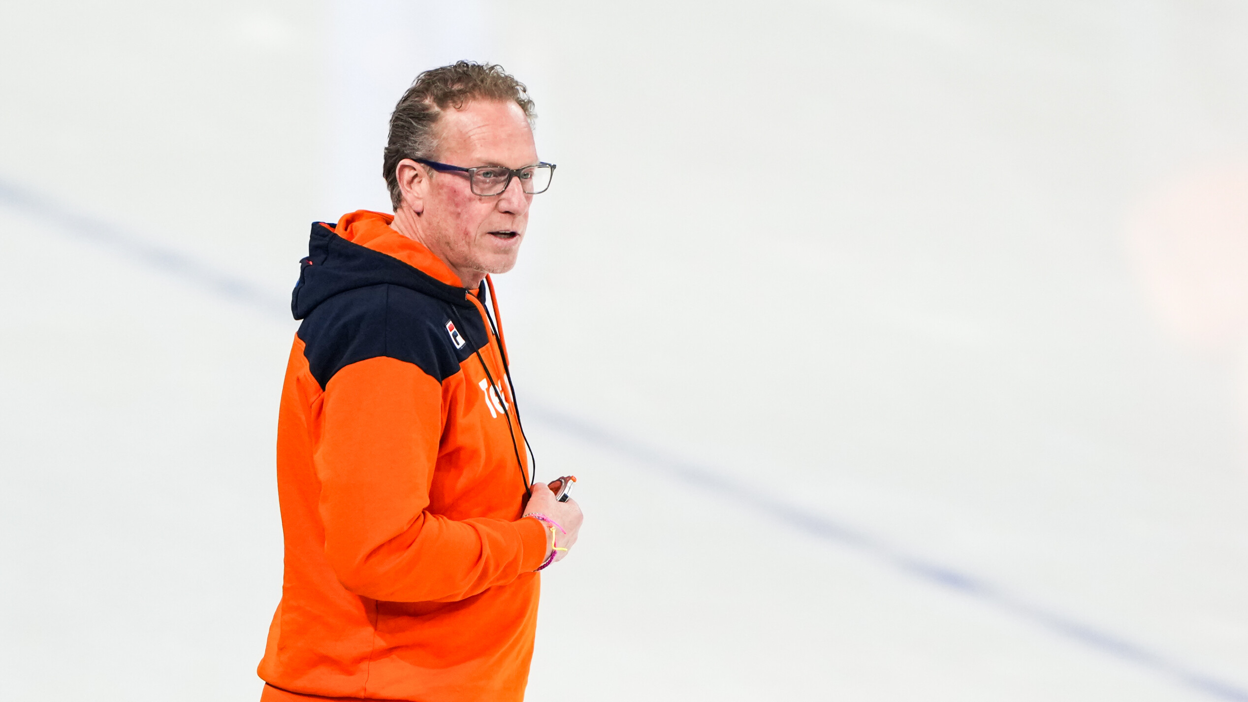 Rintje Ritsma op it iis yn Milaan