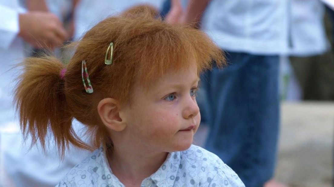 Op het Redhead Days Festival komen veel kinderen