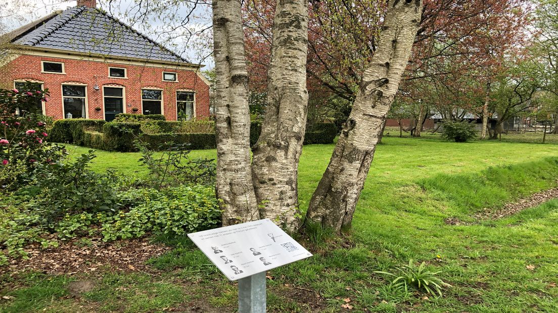 Plaquette aan de Haarsterweg