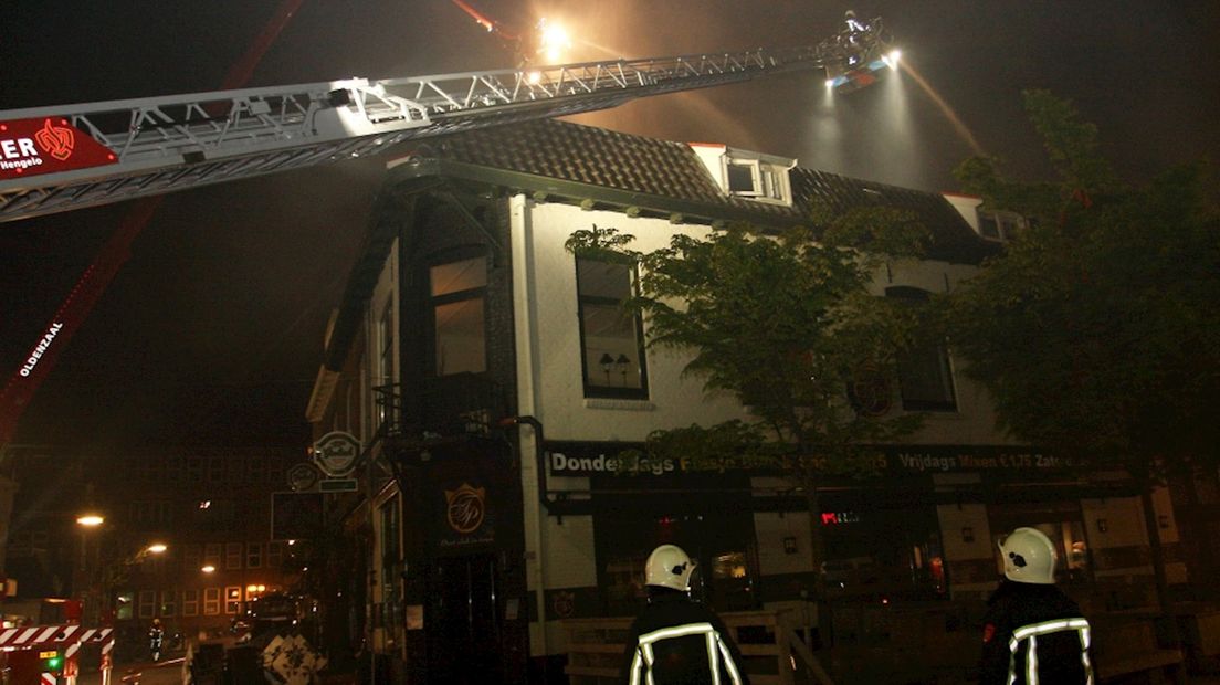 Restaurant Hengelo uitgebrand
