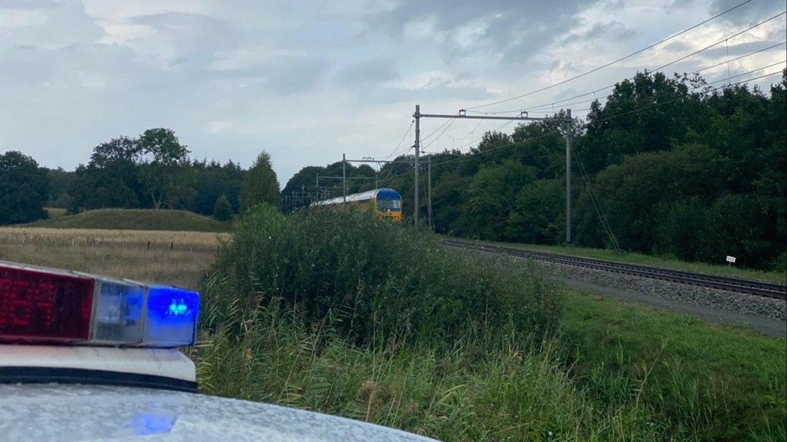 Ongeval op het spoor bij Olst