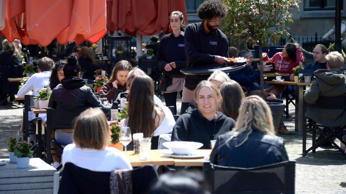 De terrassen zijn inmiddels weer geopend