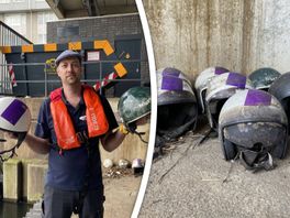 Last van 'zwerfhelmen': 'Helmen van deelscooters blijven maar aandrijven'