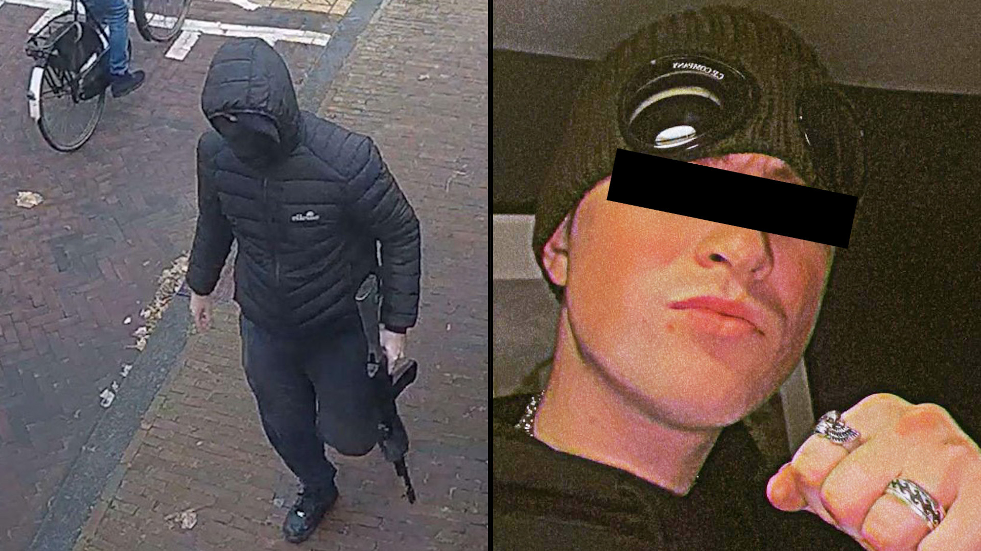 Ruben B., de man die bekend heeft met een Kalashnikov te hebben geschoten in de Prins Hendrikstraat.
