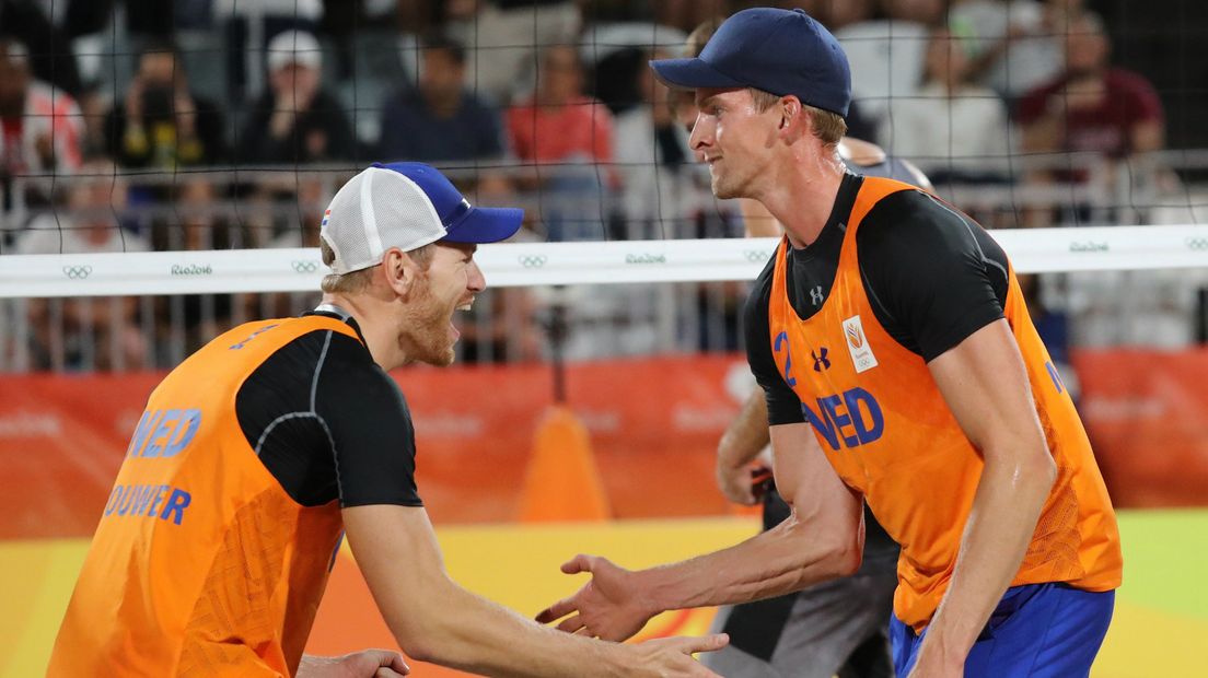 Alexander Brouwer en Robert Meeuwsen op de Olympische Spelen in Rio.
