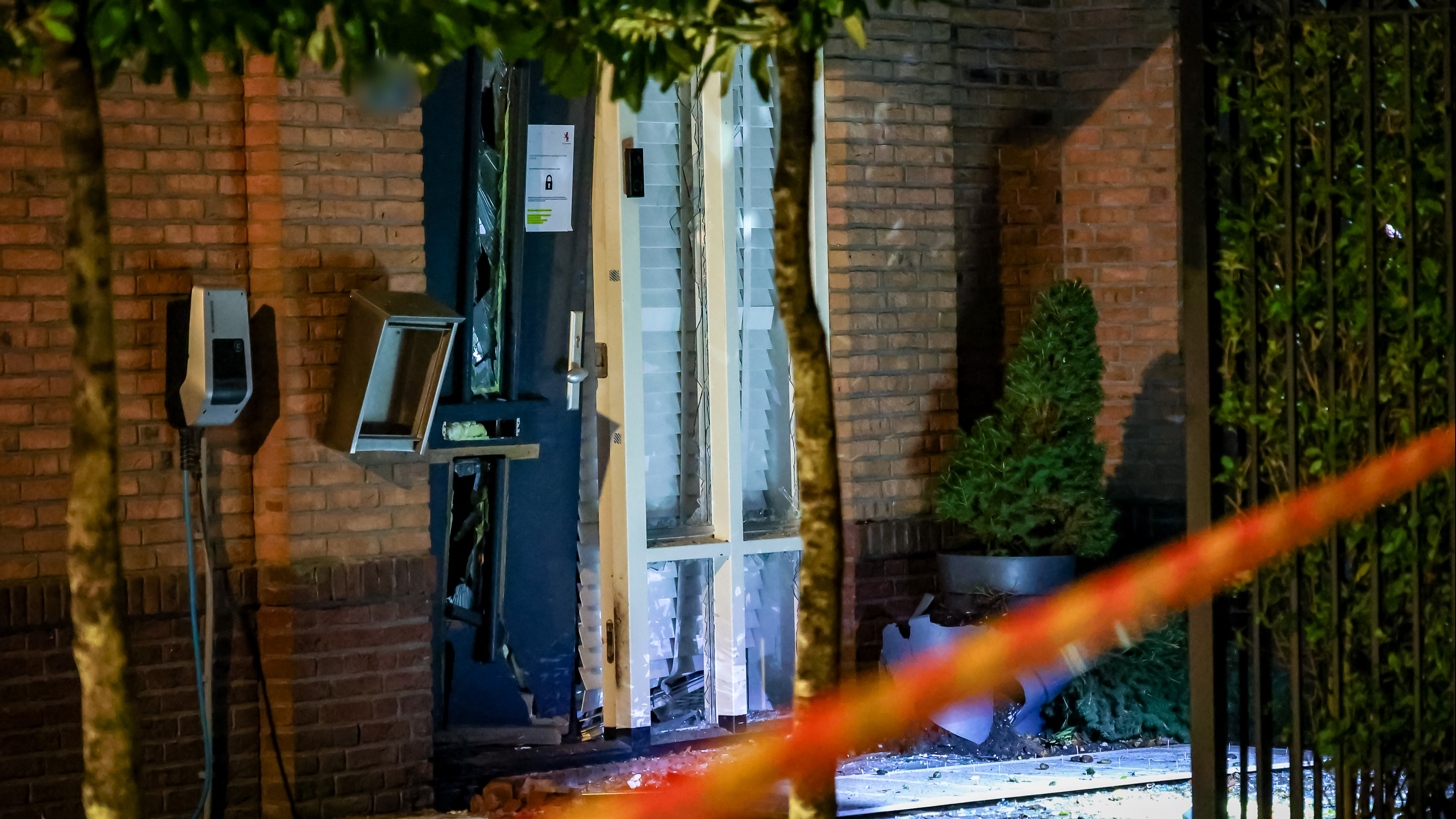 De ravage na de explosie op 12 december 2023 aan de Gretha Hofstralaan