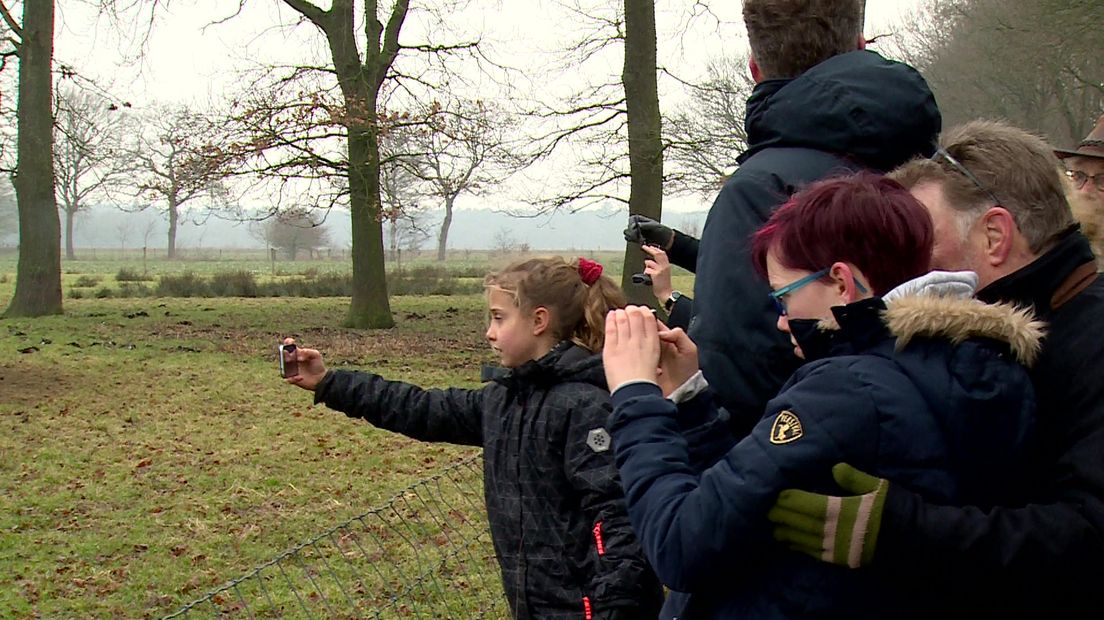 Deelnemers leren fotograferen met hun telefoon (Rechten: RTV Drenthe/Jeroen Kelderman)