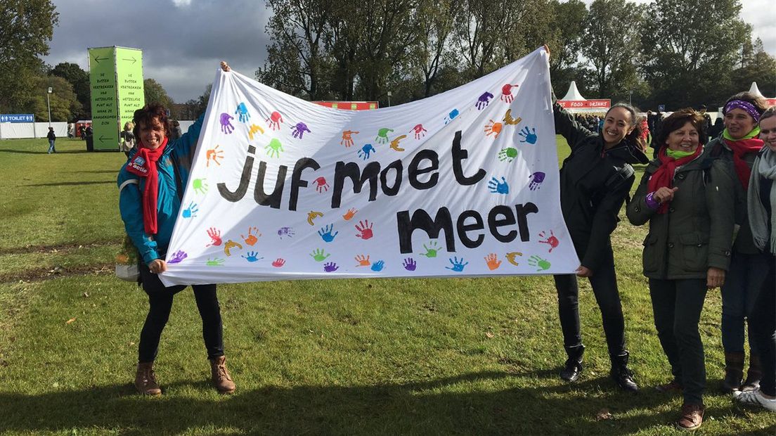 Een eerdere staking van leraren. | Archief