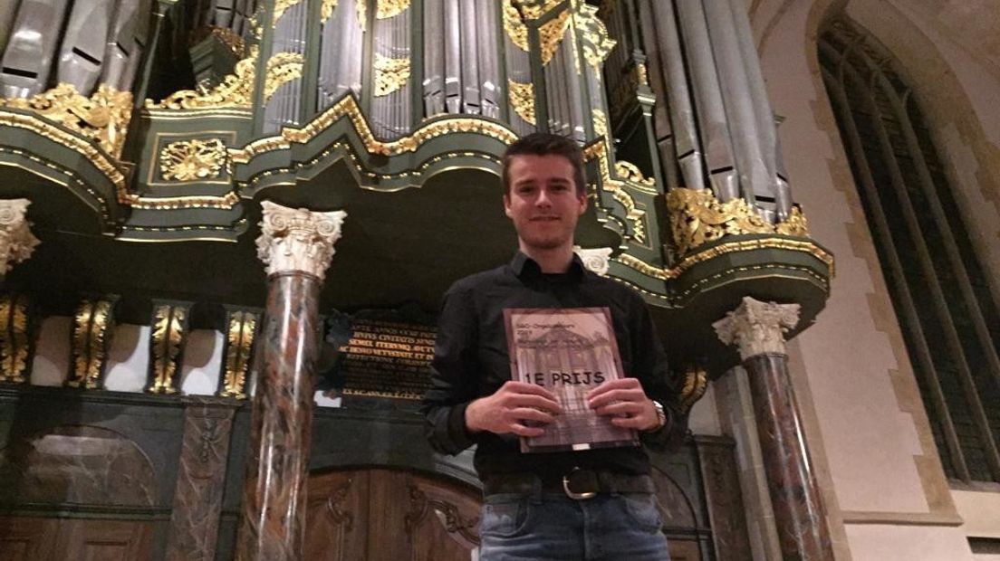 Vincent de Ridder wint Gronings orgelconcours