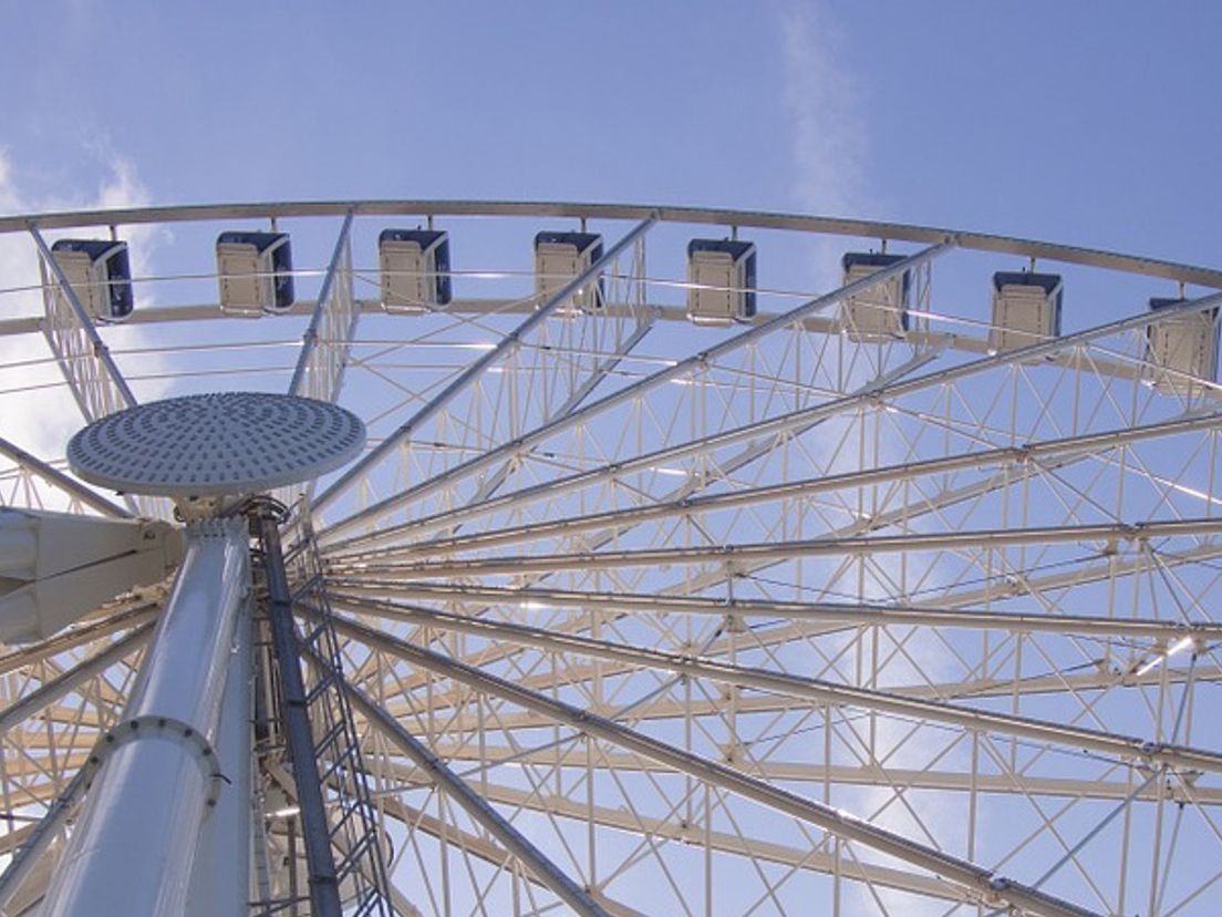 Het Giant Wheel telt 42 cabines