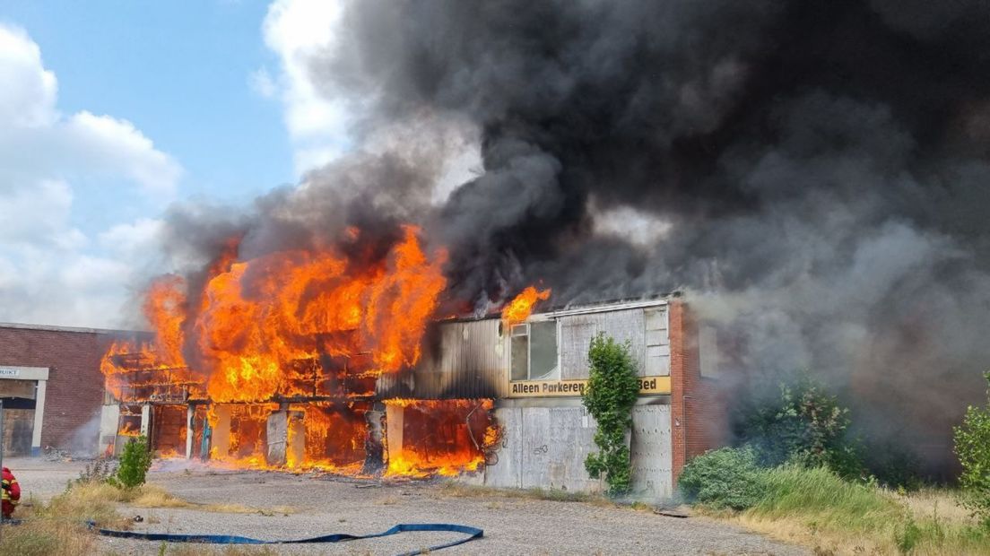 De brand in Winschoten