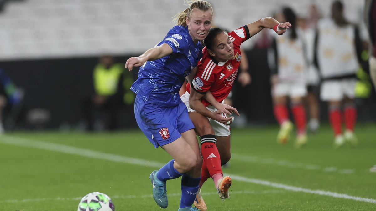 FC Twente Vrouwen moet genoegen nemen met punt bij Benfica