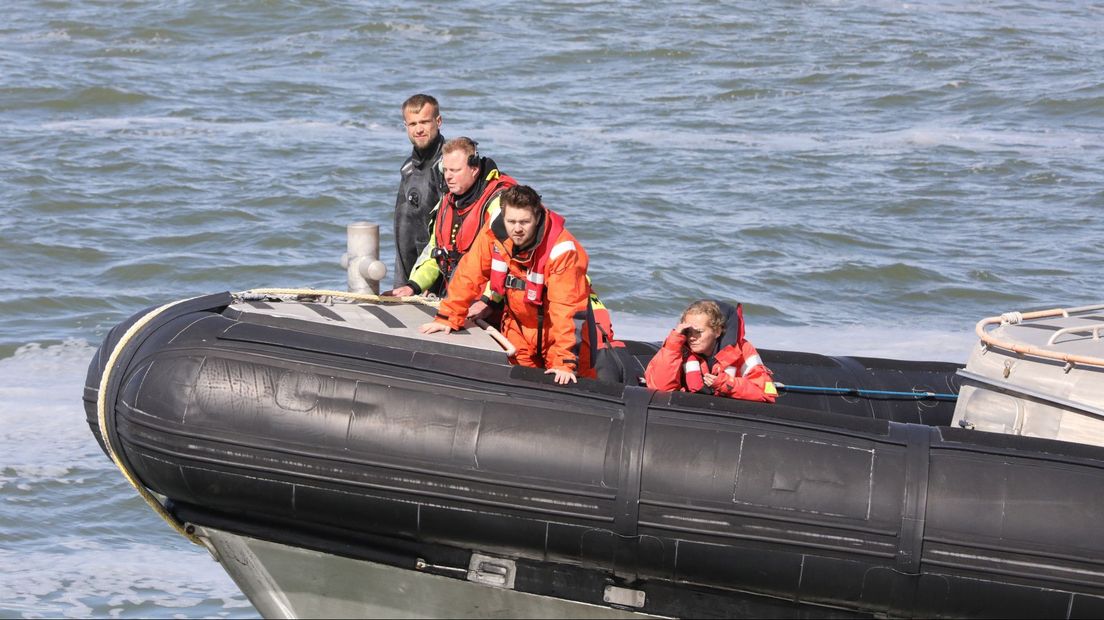 Redders tijdens de zoektocht