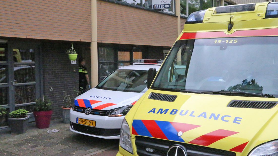 De vrouw had ruzie met een familielid.