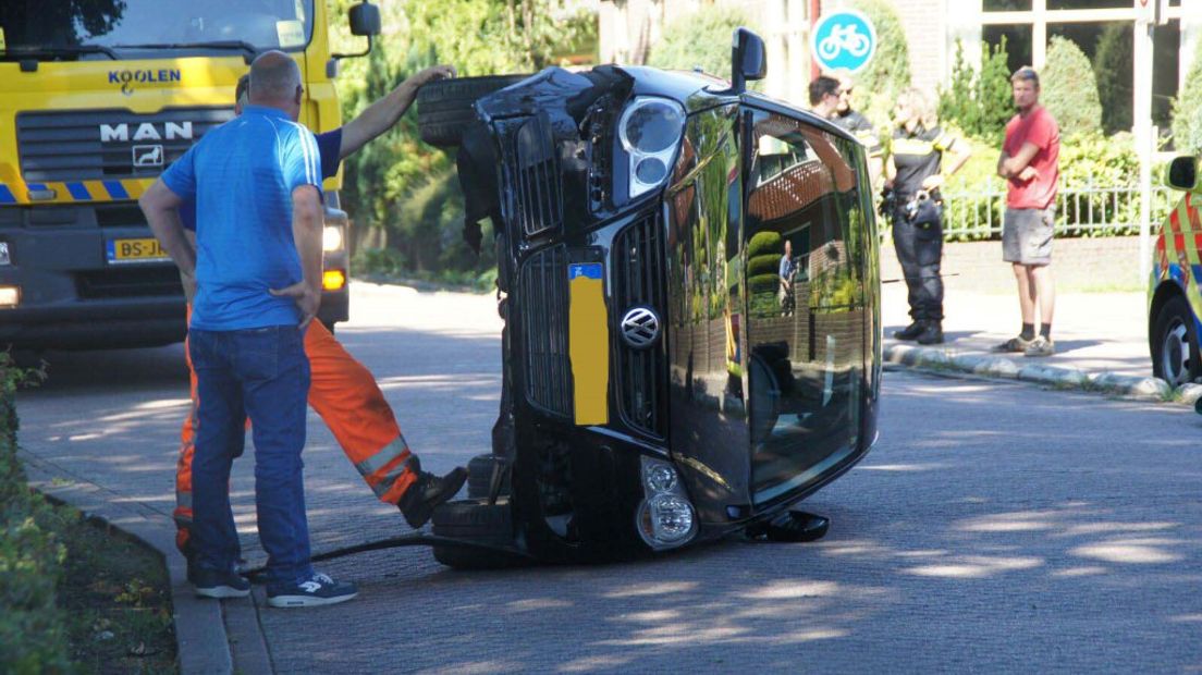 Het ongeluk gebeurde op de Havenstraat (Rechten: Van Oost Media)