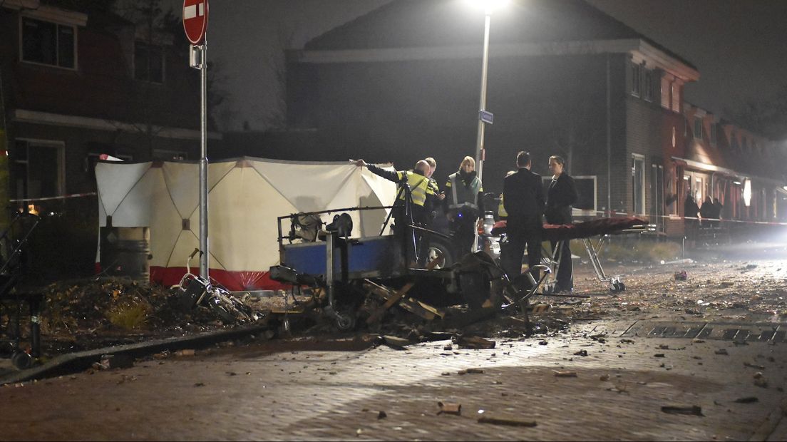 Vuurwerkdode in de Gerststraat in Enschede