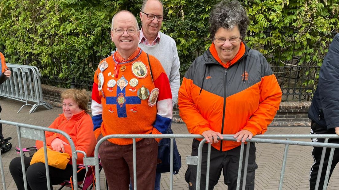 Fan Oscar (midden) was er al vroeg bij