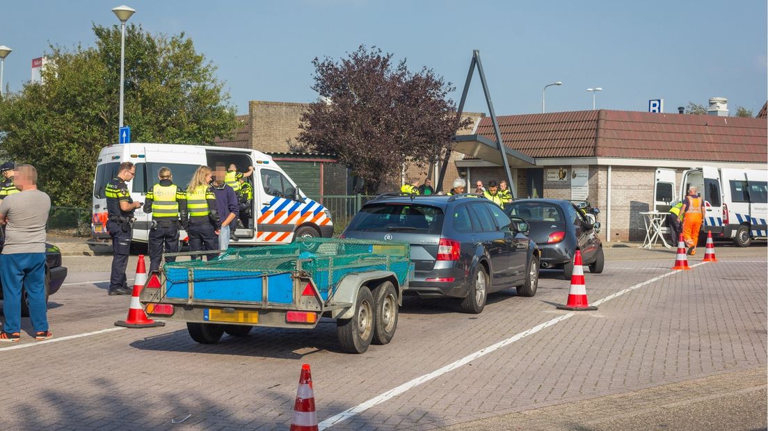 Grote controle op N50 bij Zalk
