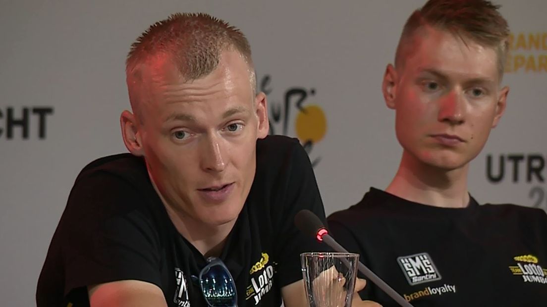 Robert Gesink (links) en Wilco Kelderman willen een goed klassement rijden in Catalonië.