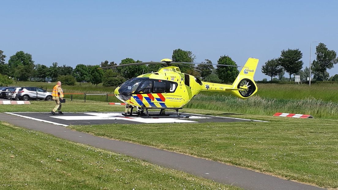 Traumahelikopter ingezet voor ongeluk in IJzendijke