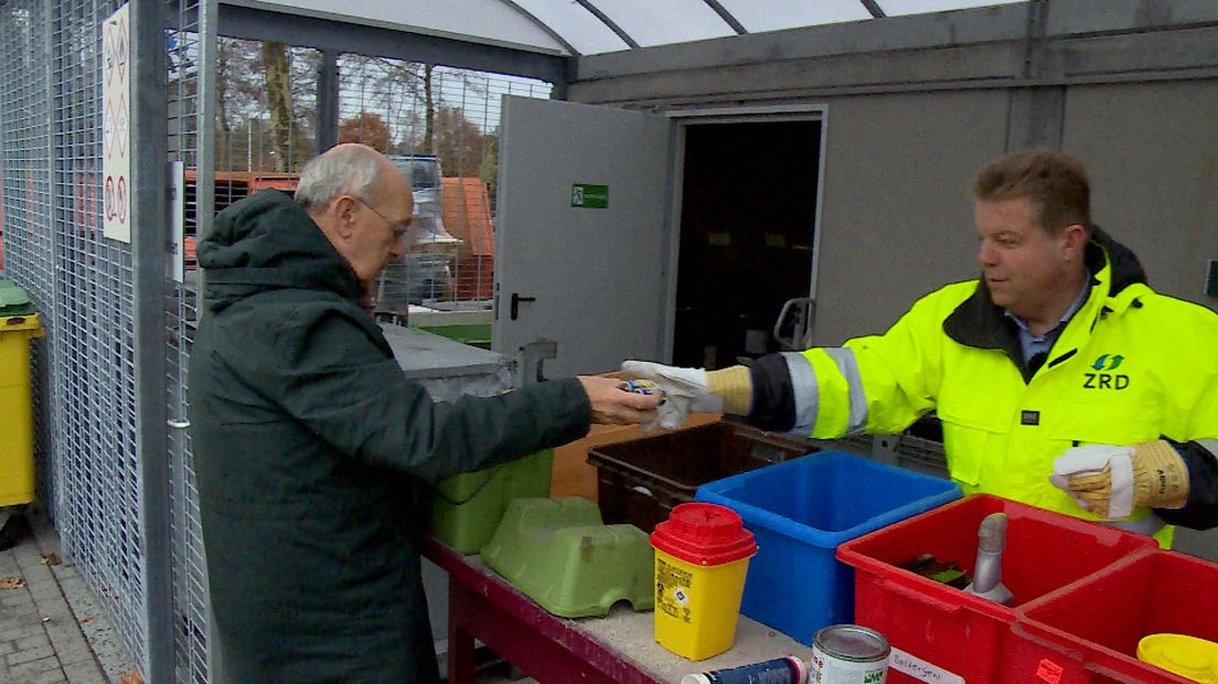 betonnen afvaldepots voor klein chemisch afval