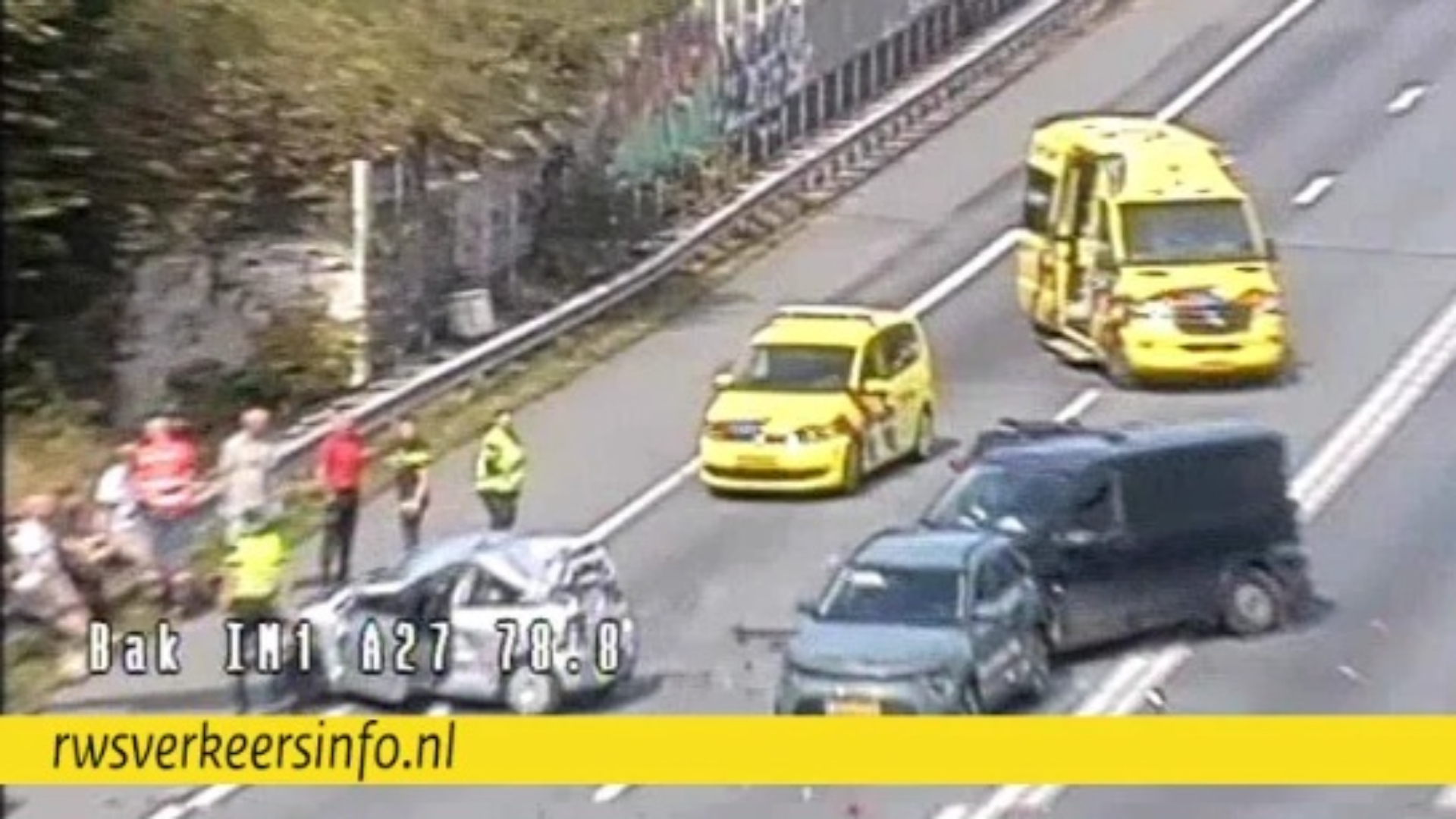 Gewonde na ongeluk knooppunt Rijnsweerd, 3 rijstroken dicht