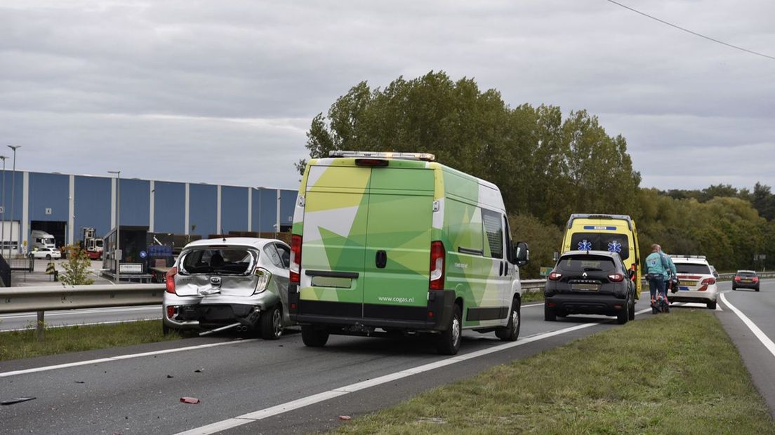 Drie auto's betrokken bij ongeval op de N36
