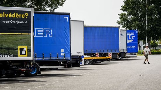 Vrachtwagenchauffeurs kunnen geen veilige parkeerplaats vinden