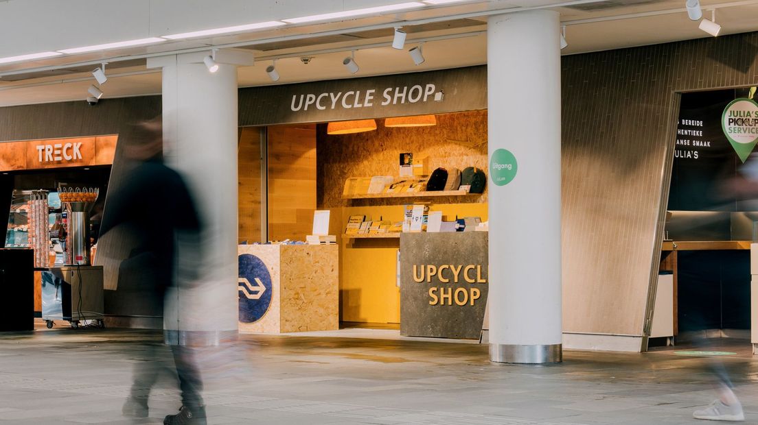 De pop-up store op Leiden Centraal