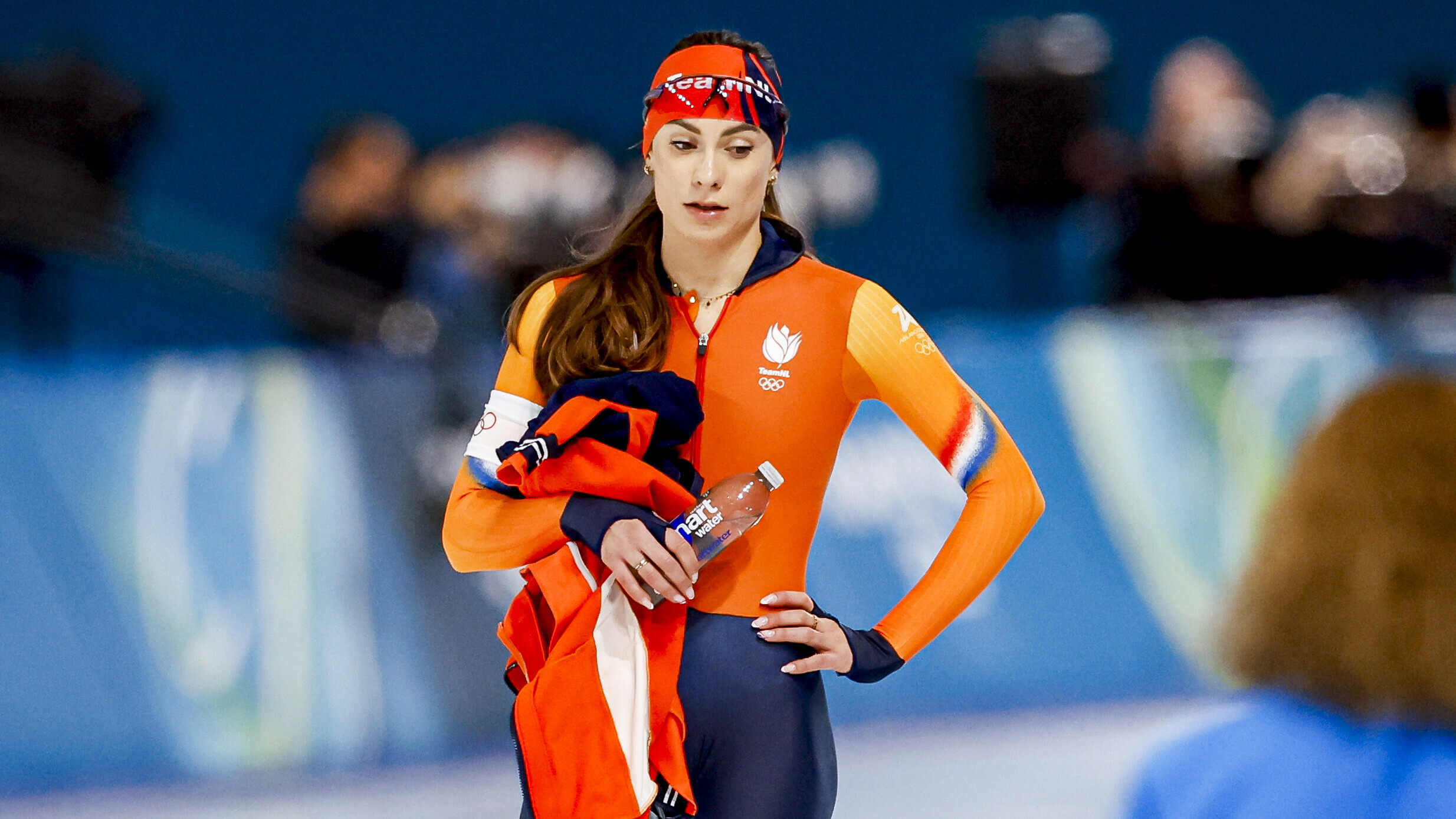 Femke Kok wie net tefreden nei har race